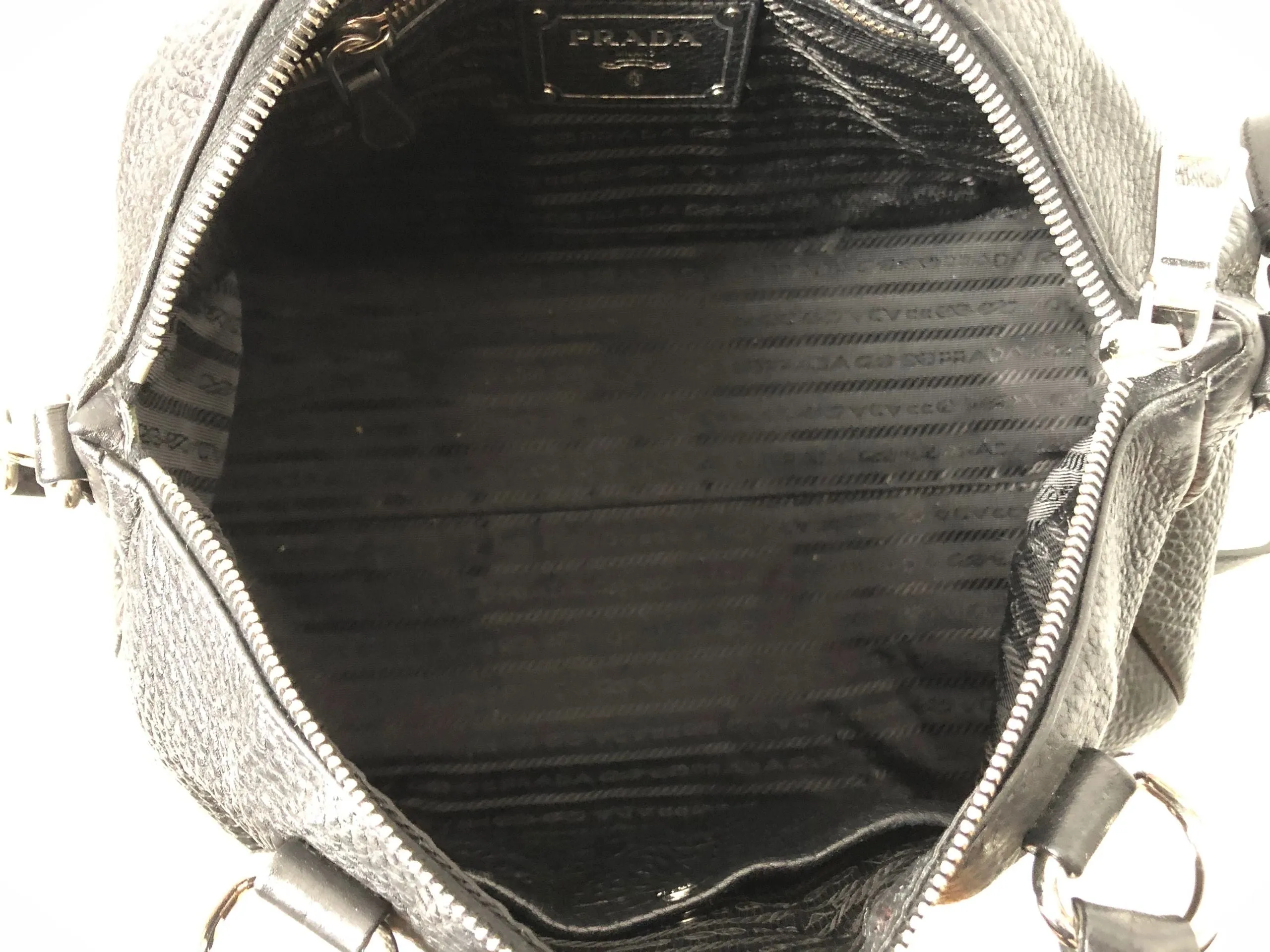 Prada Daino Satchel W/Removable Strap