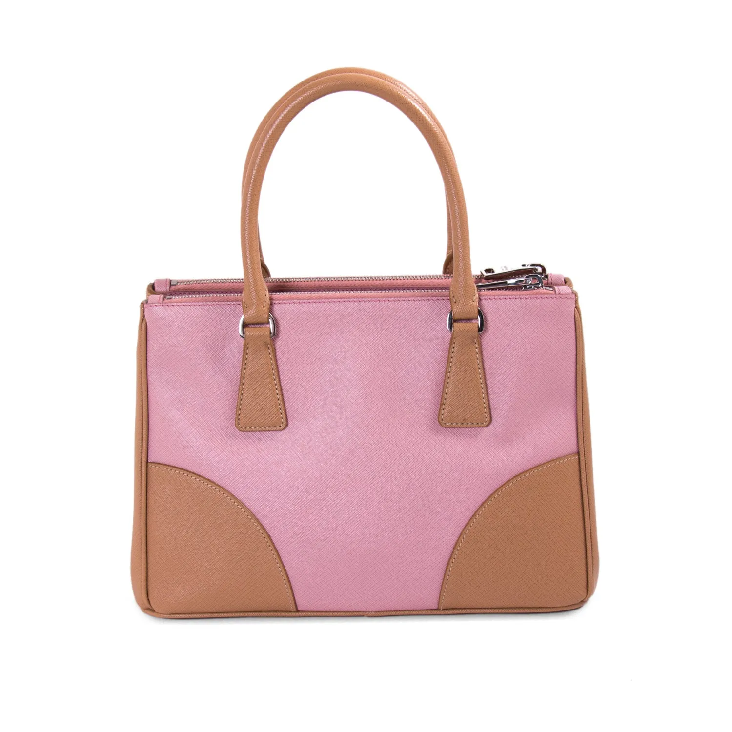 Prada Saffiano Lux Galleria Double Zip Tote