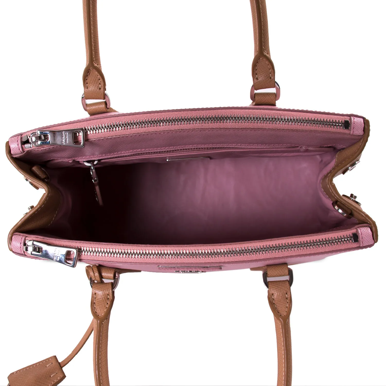 Prada Saffiano Lux Galleria Double Zip Tote