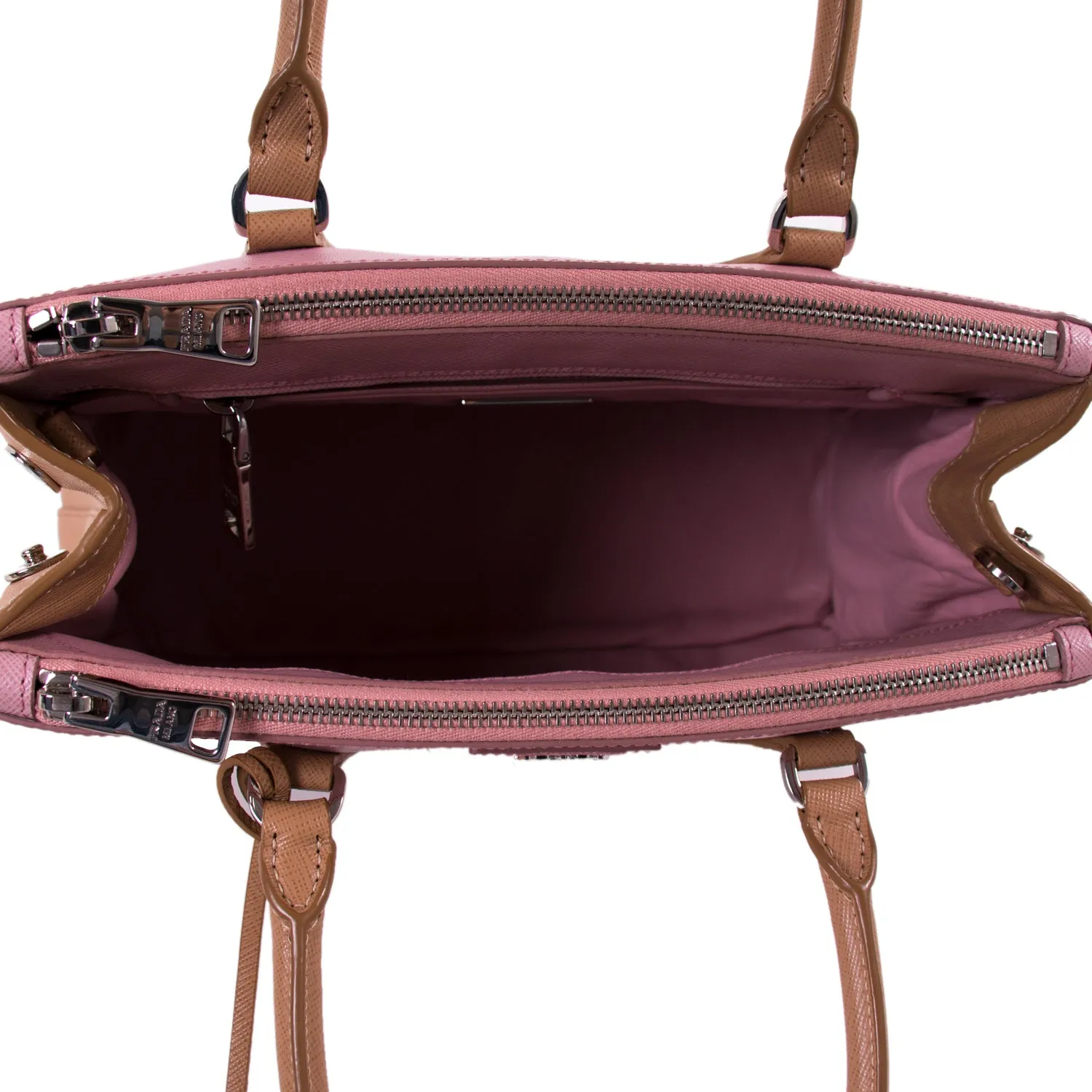 Prada Saffiano Lux Galleria Double Zip Tote