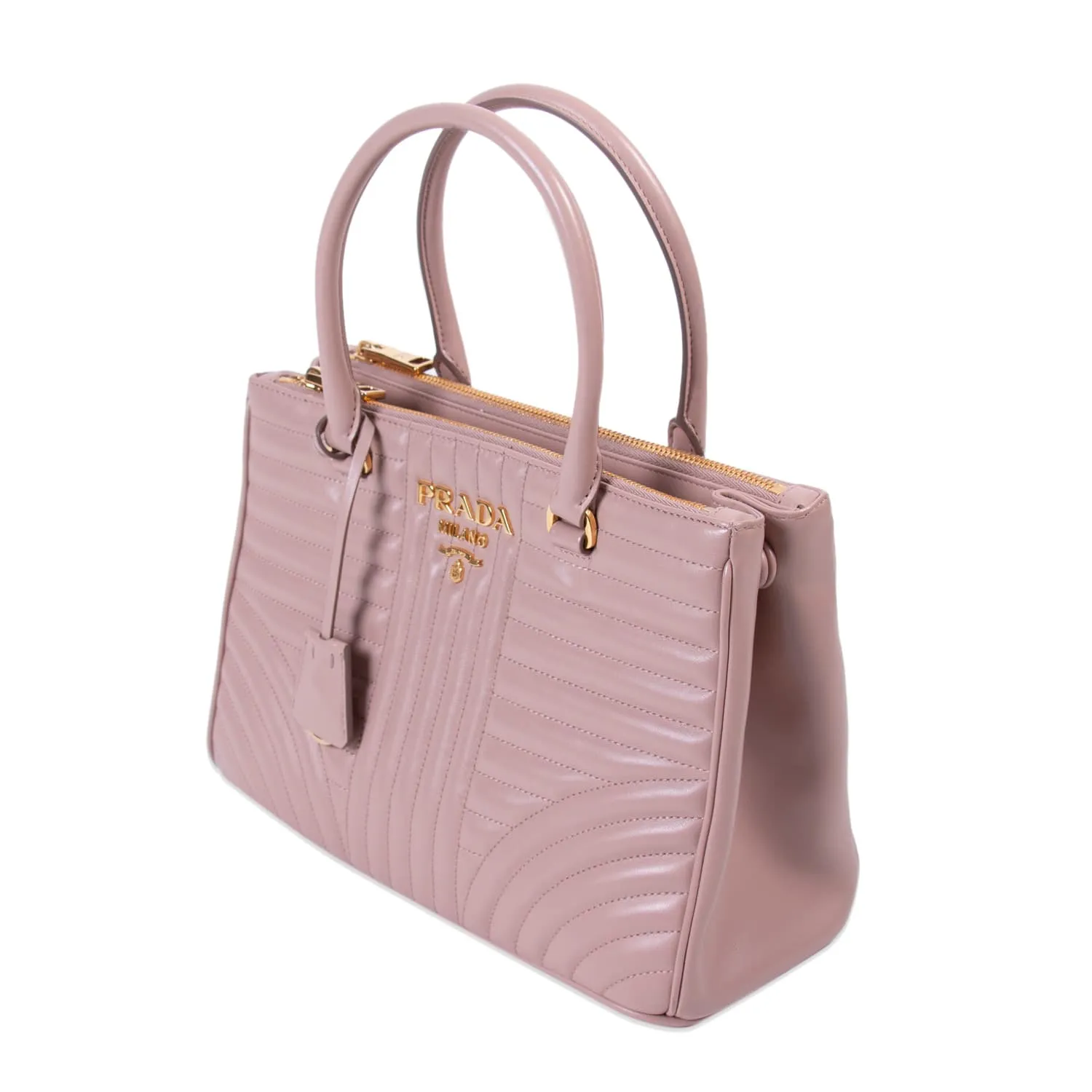Prada Soft Calf Diagramme Shoulder Bag