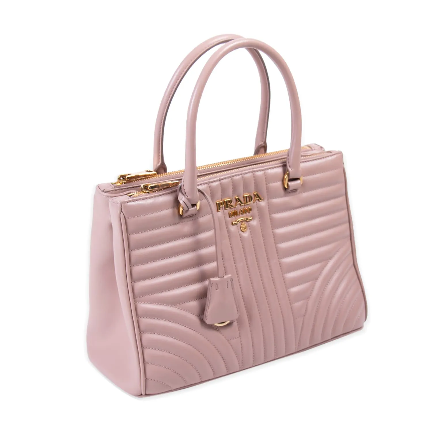 Prada Soft Calf Diagramme Shoulder Bag