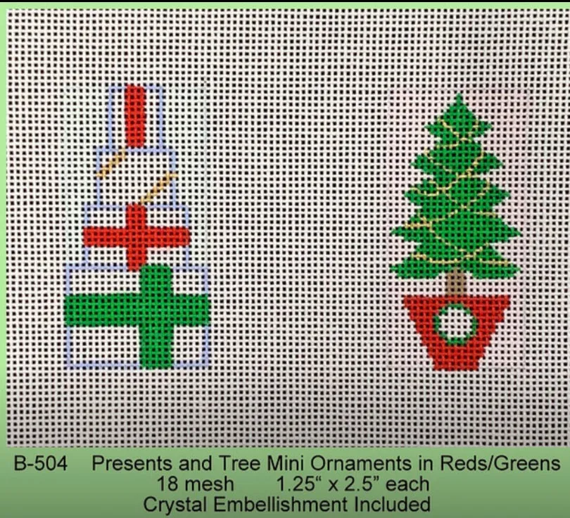 Presents & Tree Mini Ornaments
