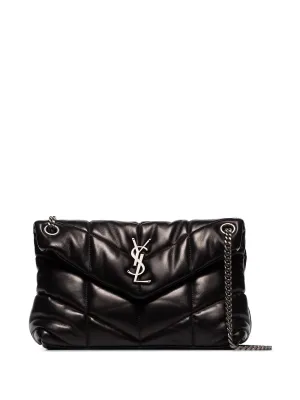 Puffer small leather shoulder bag