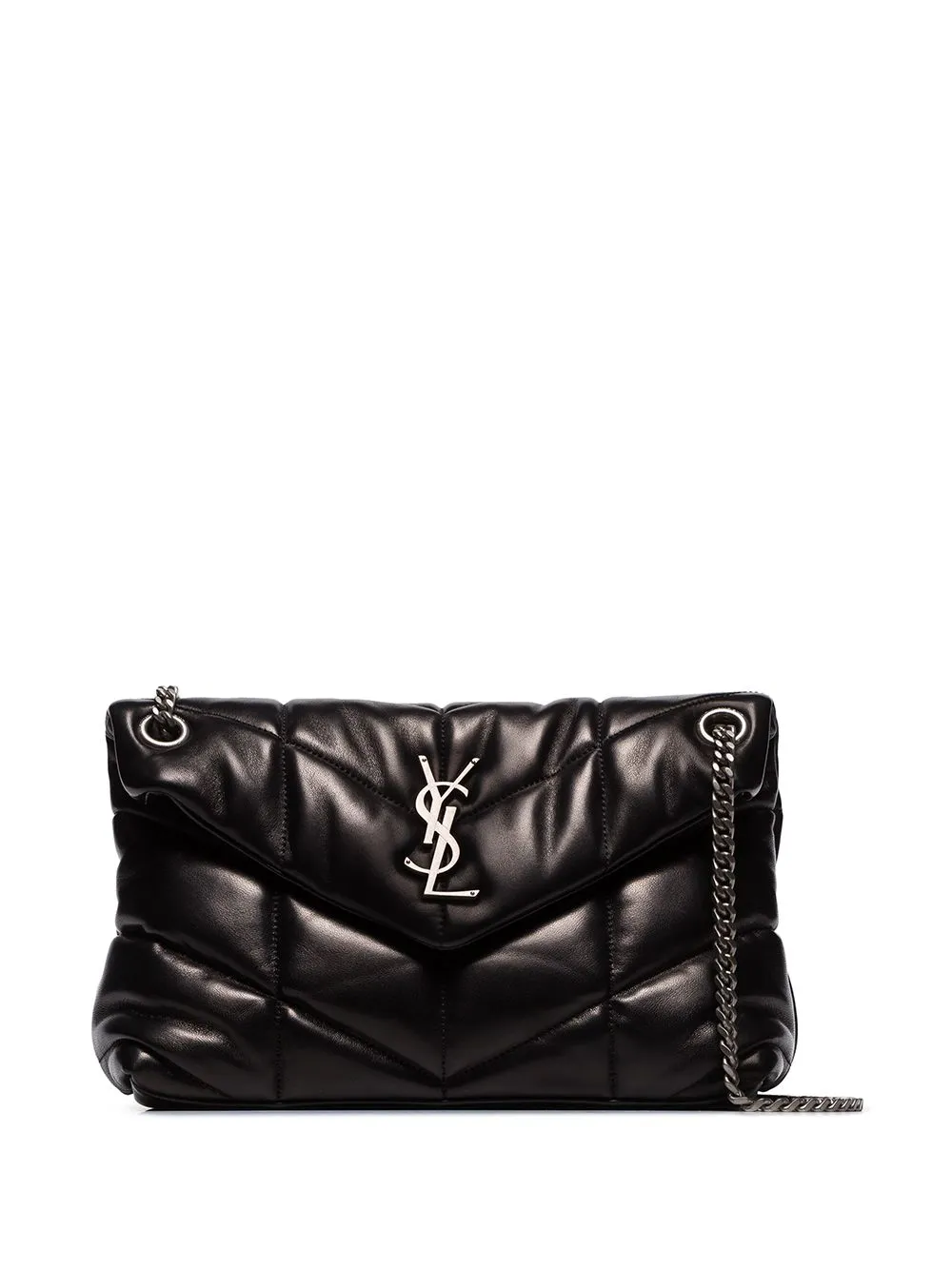 Puffer small leather shoulder bag