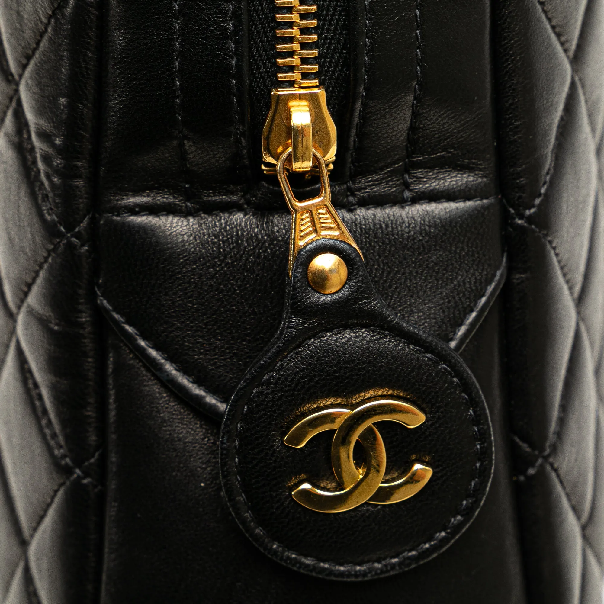 Quilted Lambskin Chain Shoulder Bag