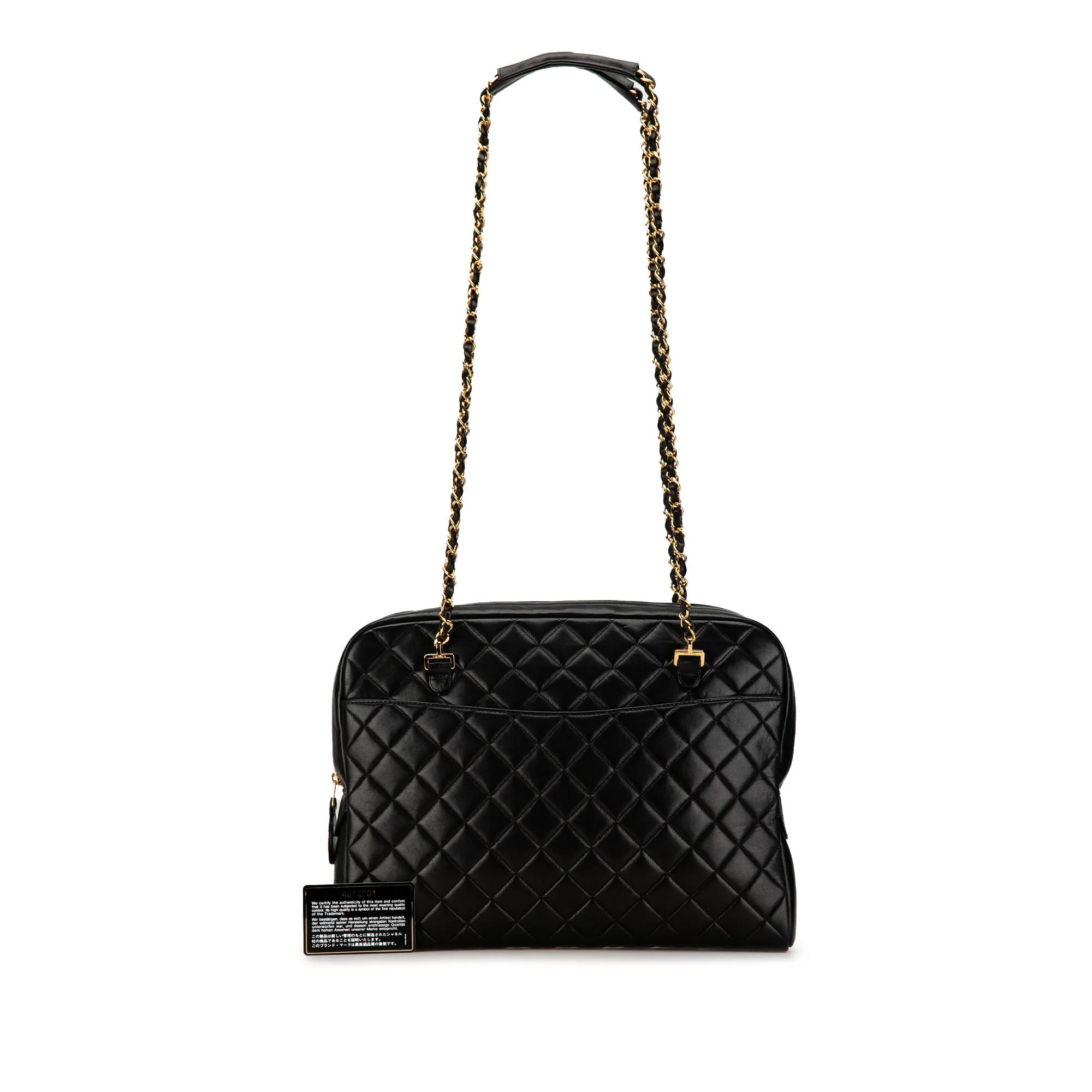 Quilted Lambskin Chain Shoulder Bag