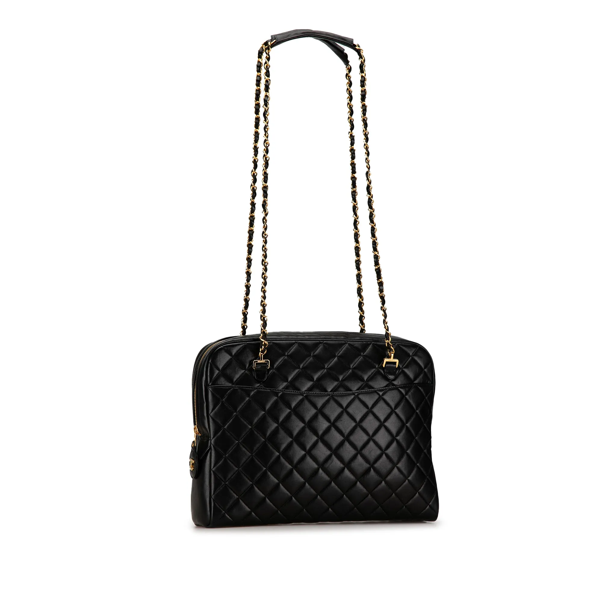 Quilted Lambskin Chain Shoulder Bag