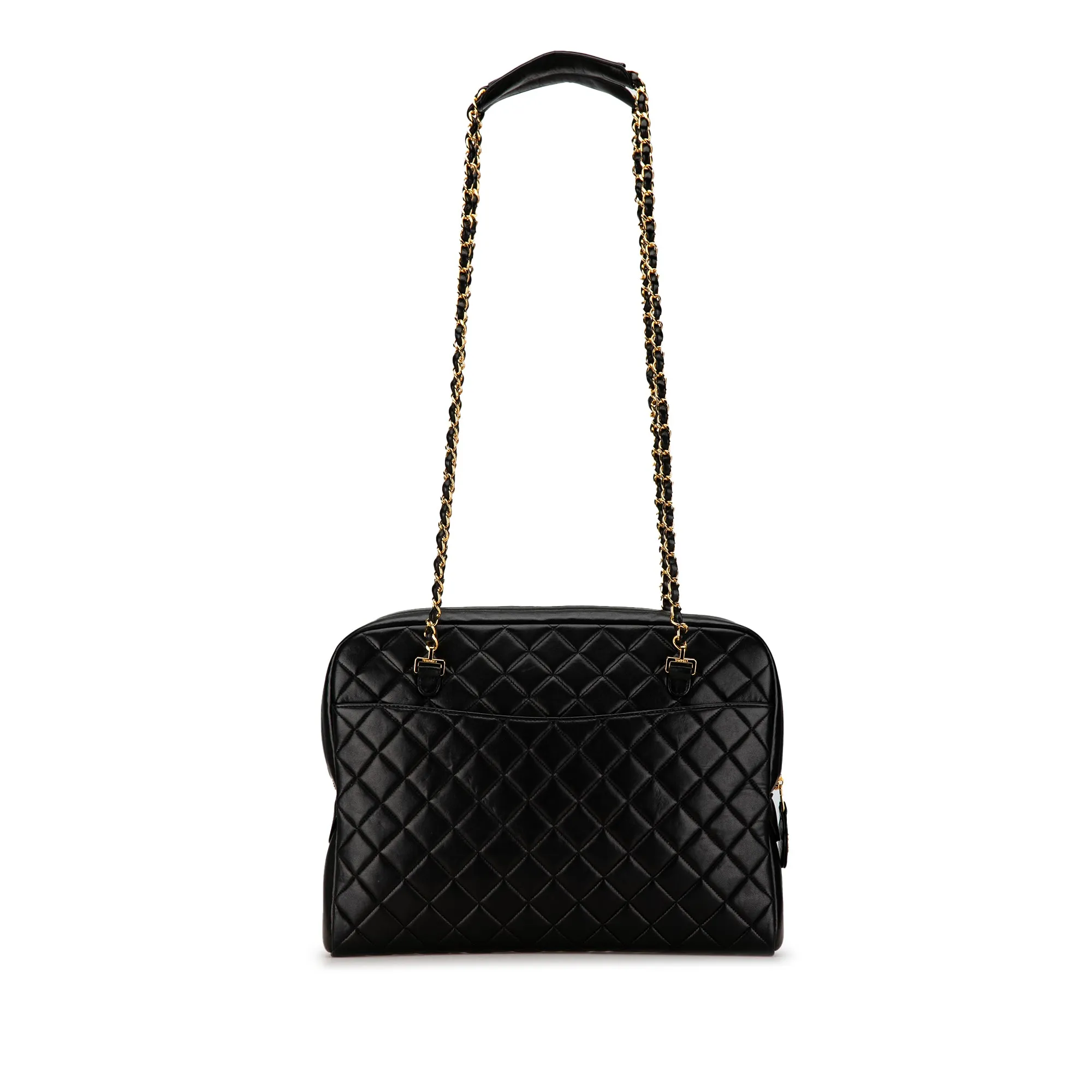 Quilted Lambskin Chain Shoulder Bag