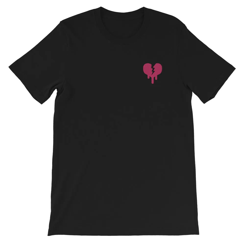 "Broken Heart" Short-Sleeve Unisex T-Shirt designed by Hero.