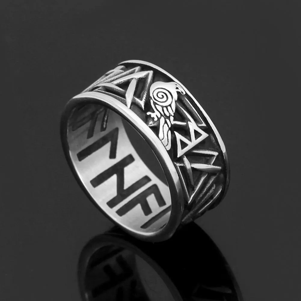 Raven Rune Ring