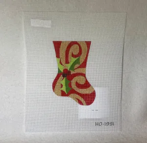 Raymond Crawford HO1991 Holly Swirl Mini Sox