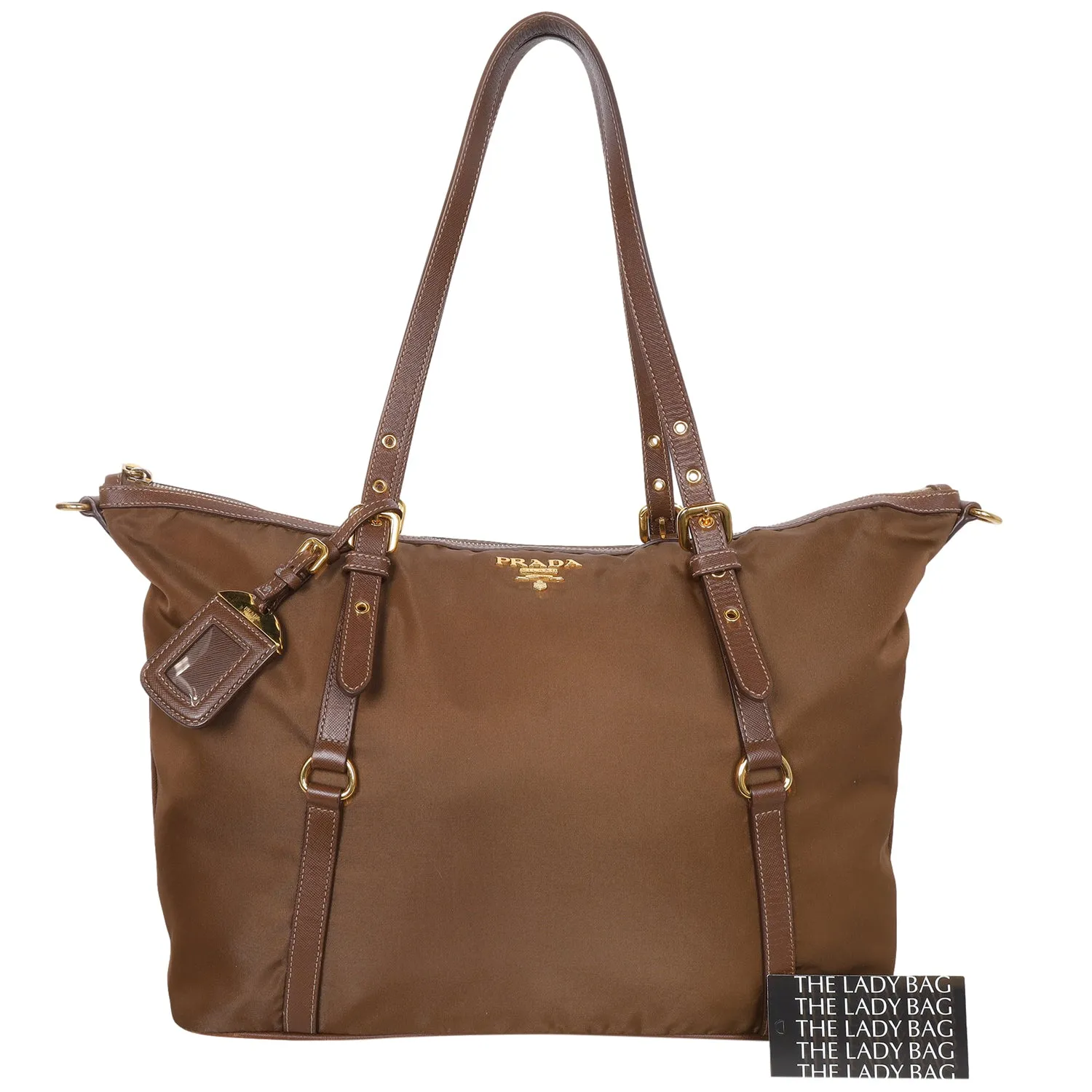Re-Nylon Tessuto Shoulder Bag Tote