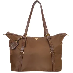 Re-Nylon Tessuto Shoulder Bag Tote