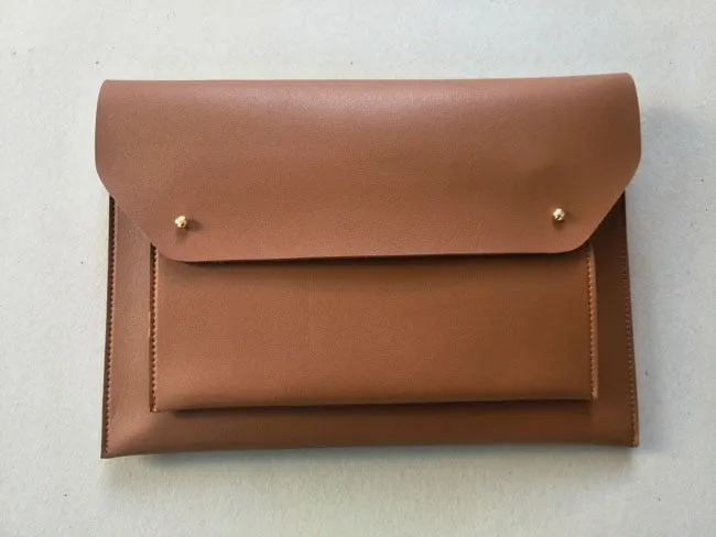 Realaiot Korean new women envelope clutch bag Simple pu leather female Commuter A4 briefcase Large capacity Laptop bag Day Clutches bolsa
