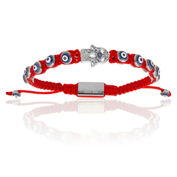 Red Silver Plyester Combination
