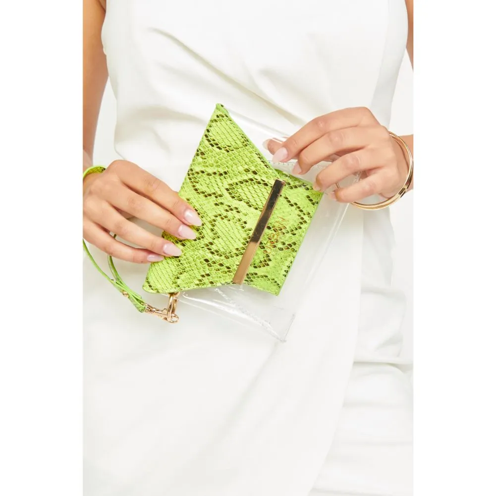 Reese - Neon Snake Wristlet