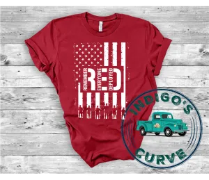 Remember Everyone Deployed Bella Canvas 3001 Tee