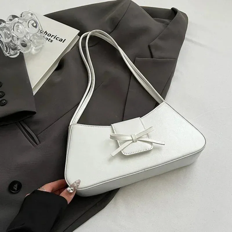 Retro Spring PU Leather Underarm Shoulder Bag
