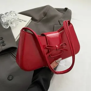 Retro Spring PU Leather Underarm Shoulder Bag