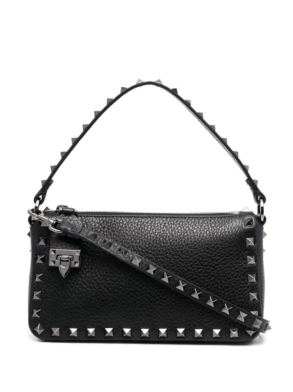 Rockstud small leather shoulder bag