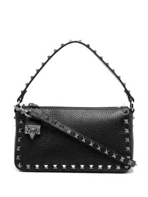 Rockstud small leather shoulder bag