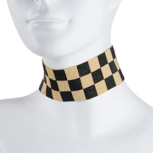 Rumi Choker - Black and Nude