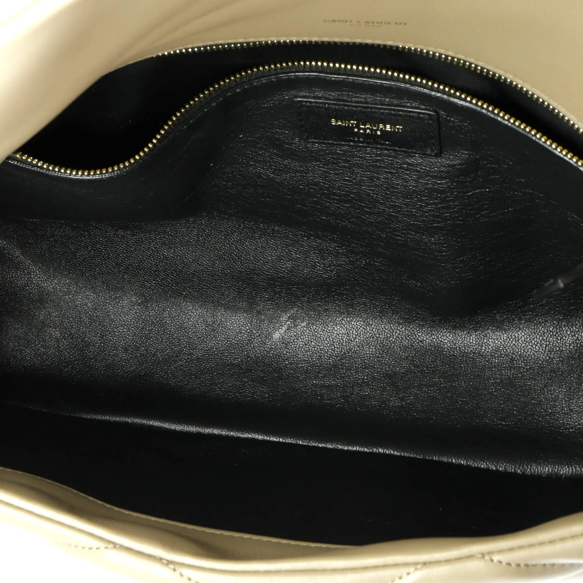 Sade Puffer Envelope Clutch Quilted Leather Large