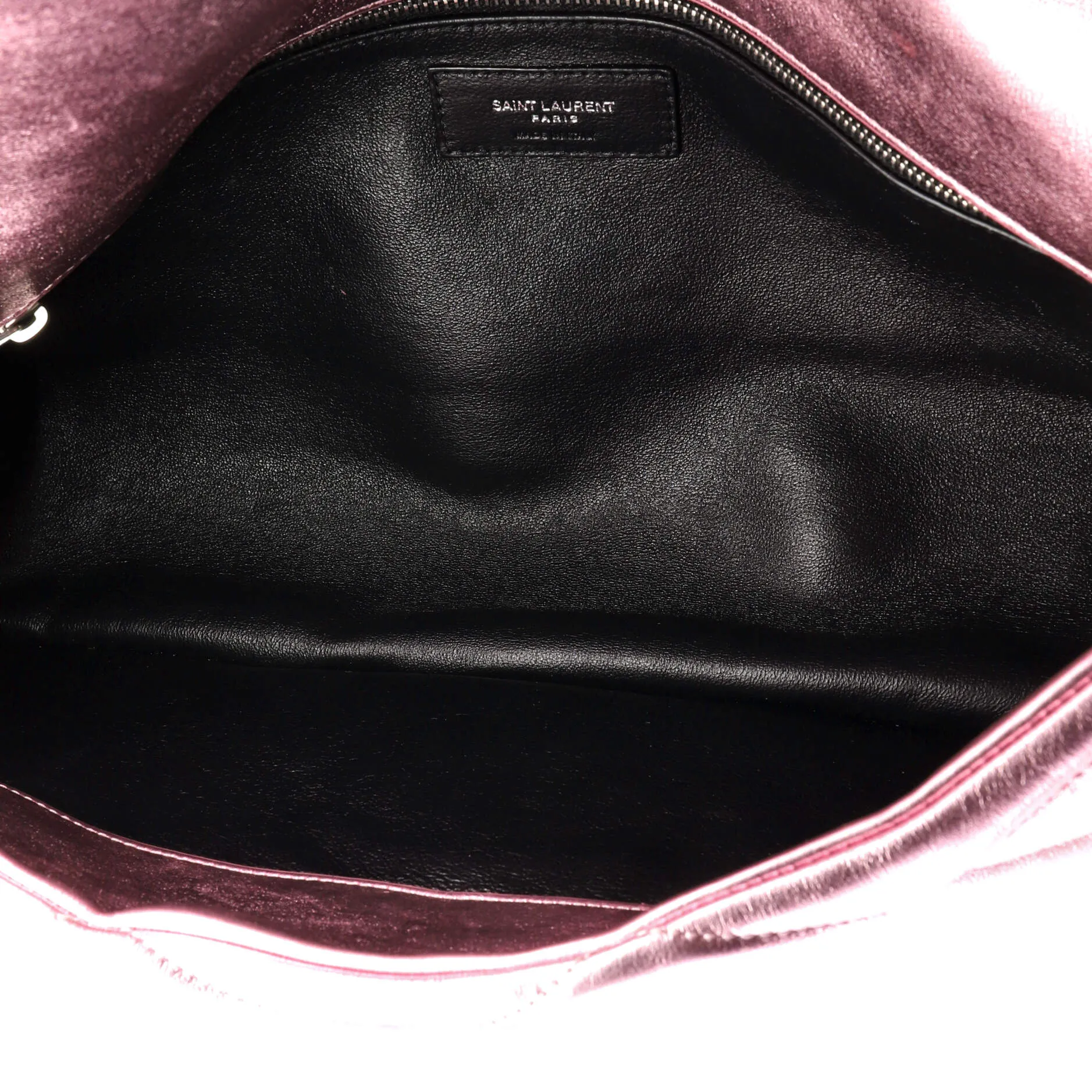 Sade Puffer Envelope Clutch Quilted Leather Large