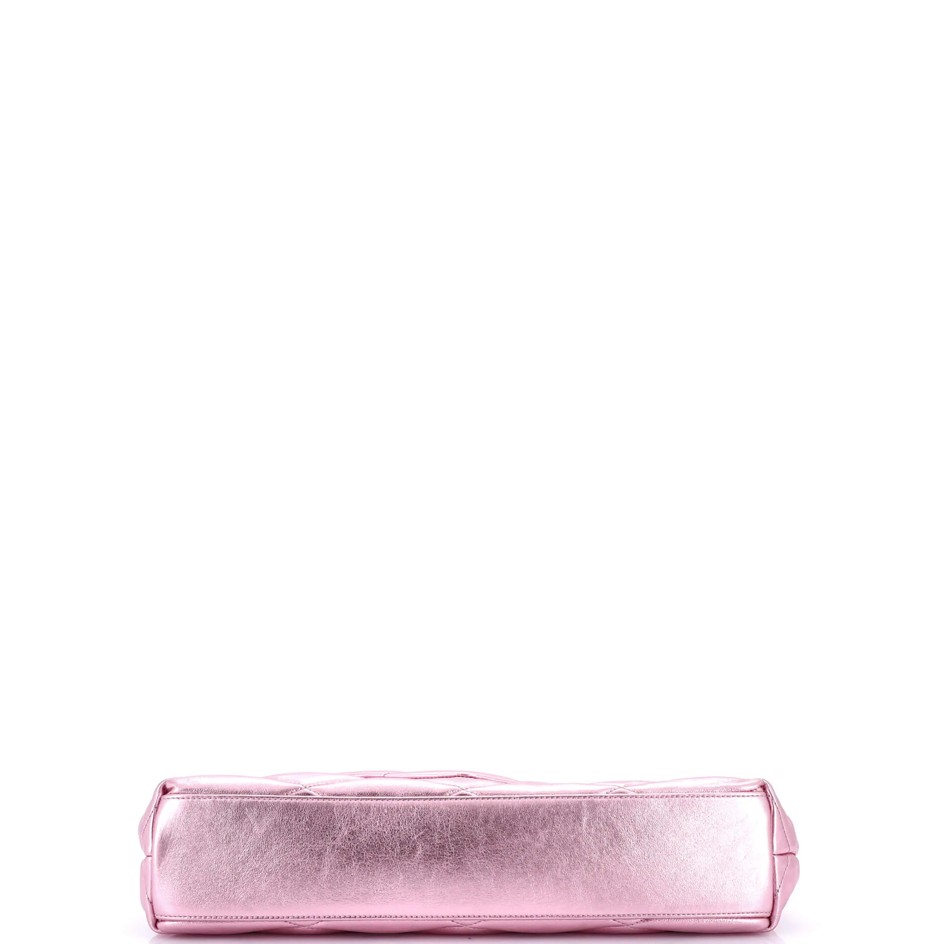 Sade Puffer Envelope Clutch Quilted Leather Large
