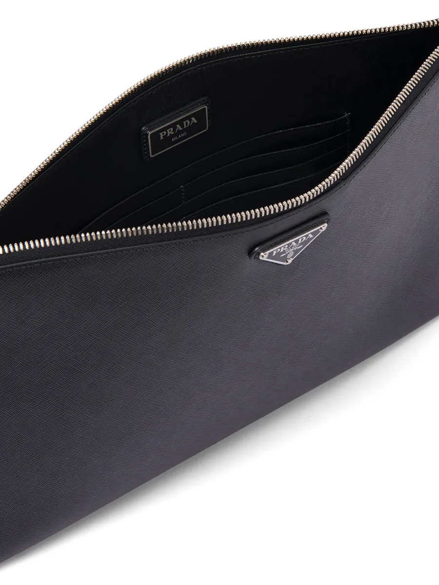 Saffiano Leather Pouch