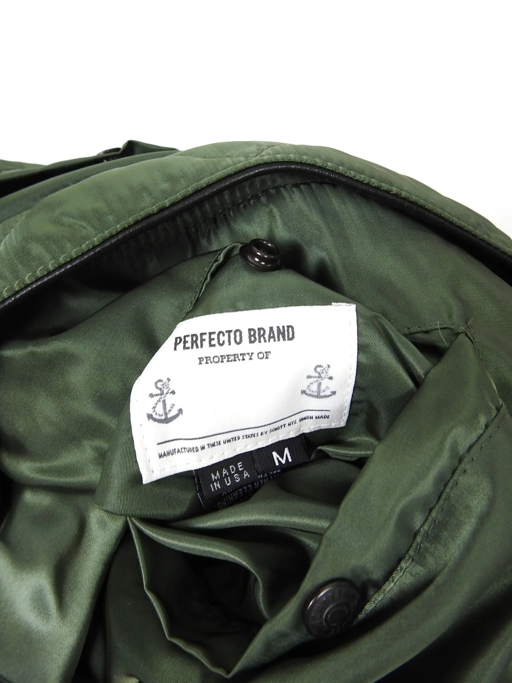 Schott Reversible Leather MA-1 Size Medium