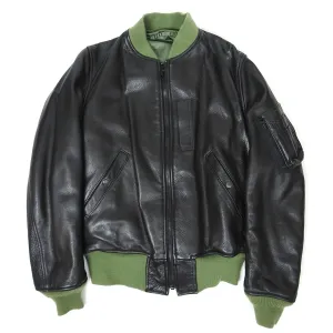 Schott Reversible Leather MA-1 Size Medium