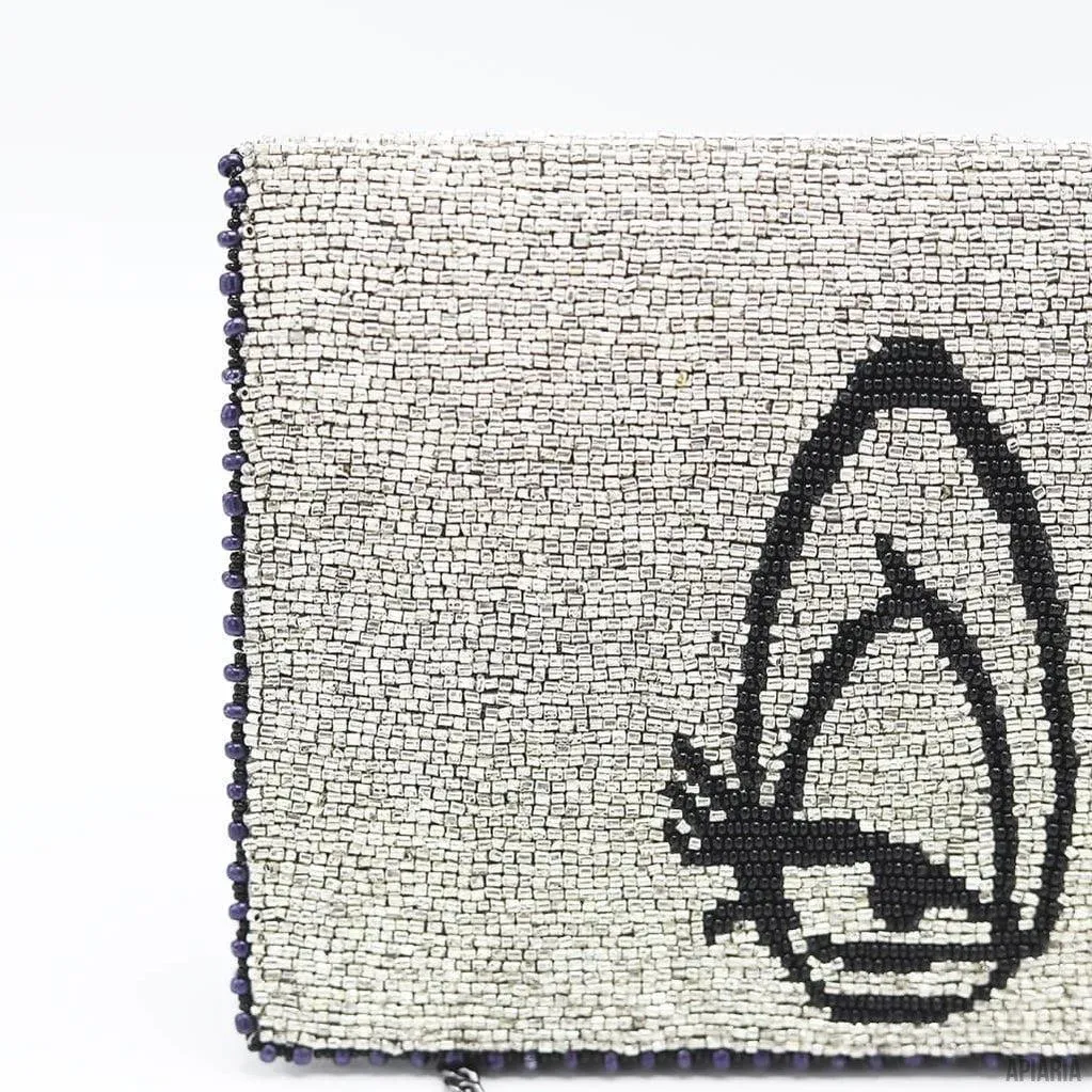 Sea Witch Clutch by Mary Frances, Hand beaded and embroidered