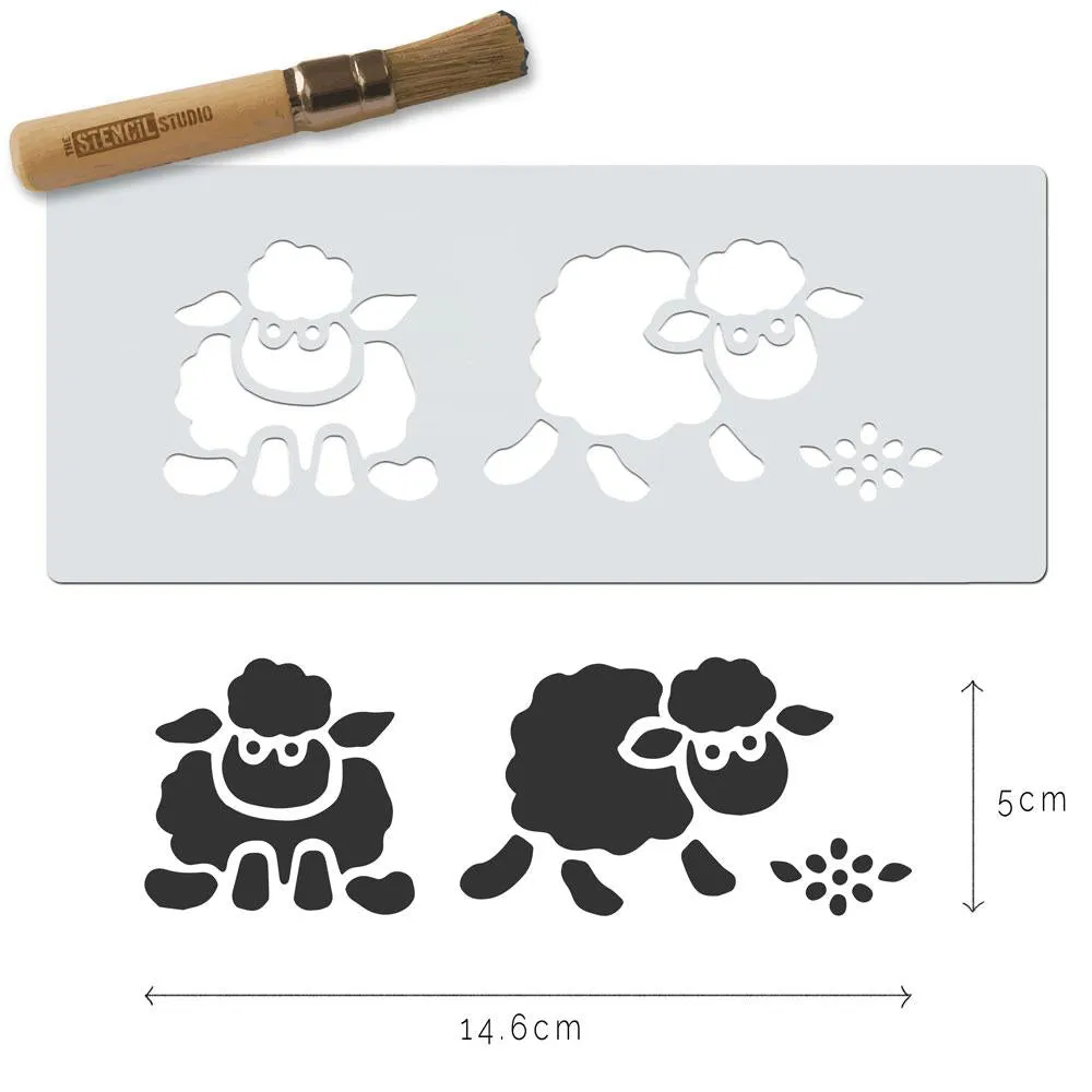 Sheep Mini Stencil