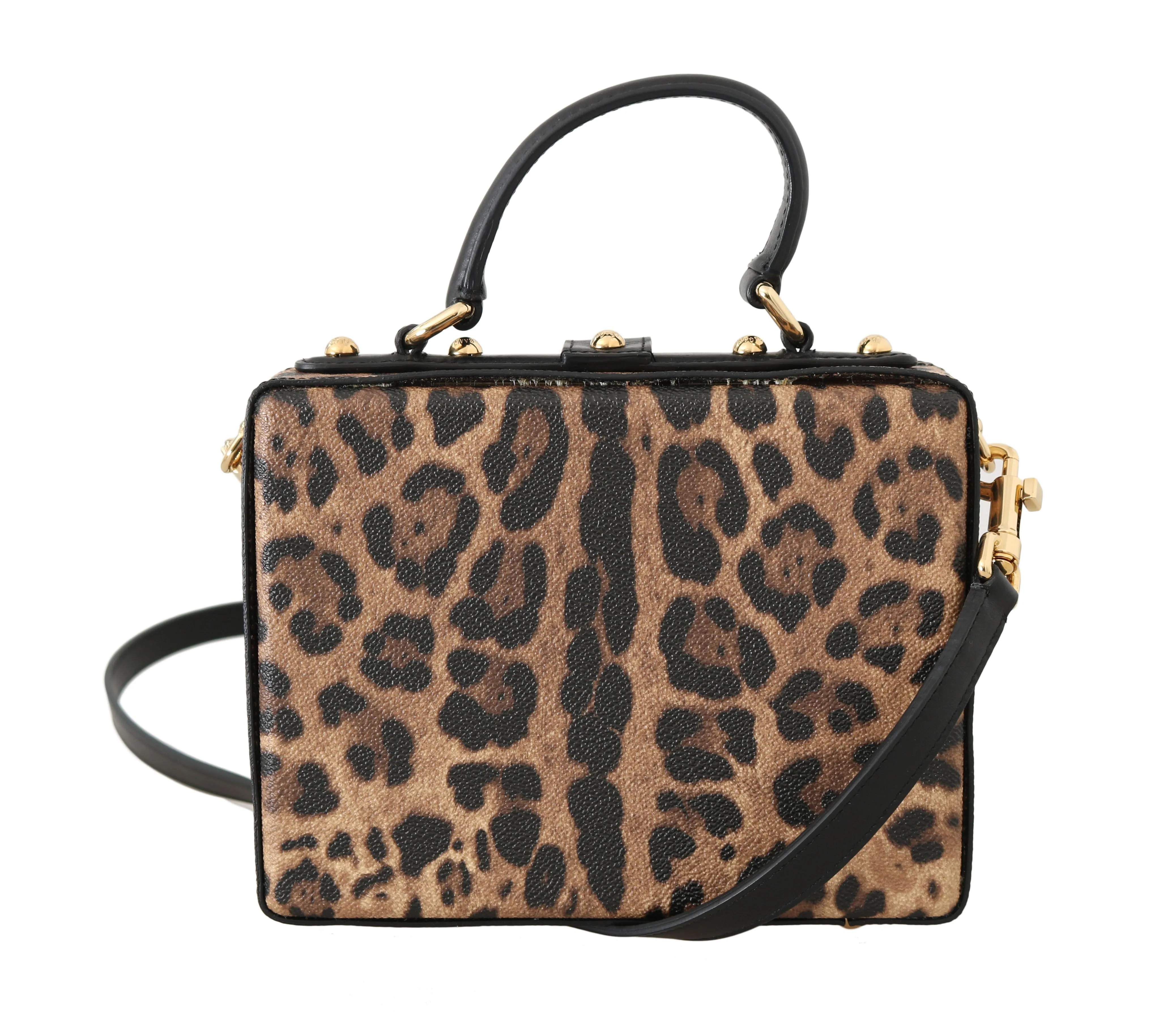 Sicily Leopard Leather Hand Shoulder Bag