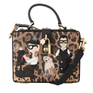 Sicily Leopard Leather Hand Shoulder Bag