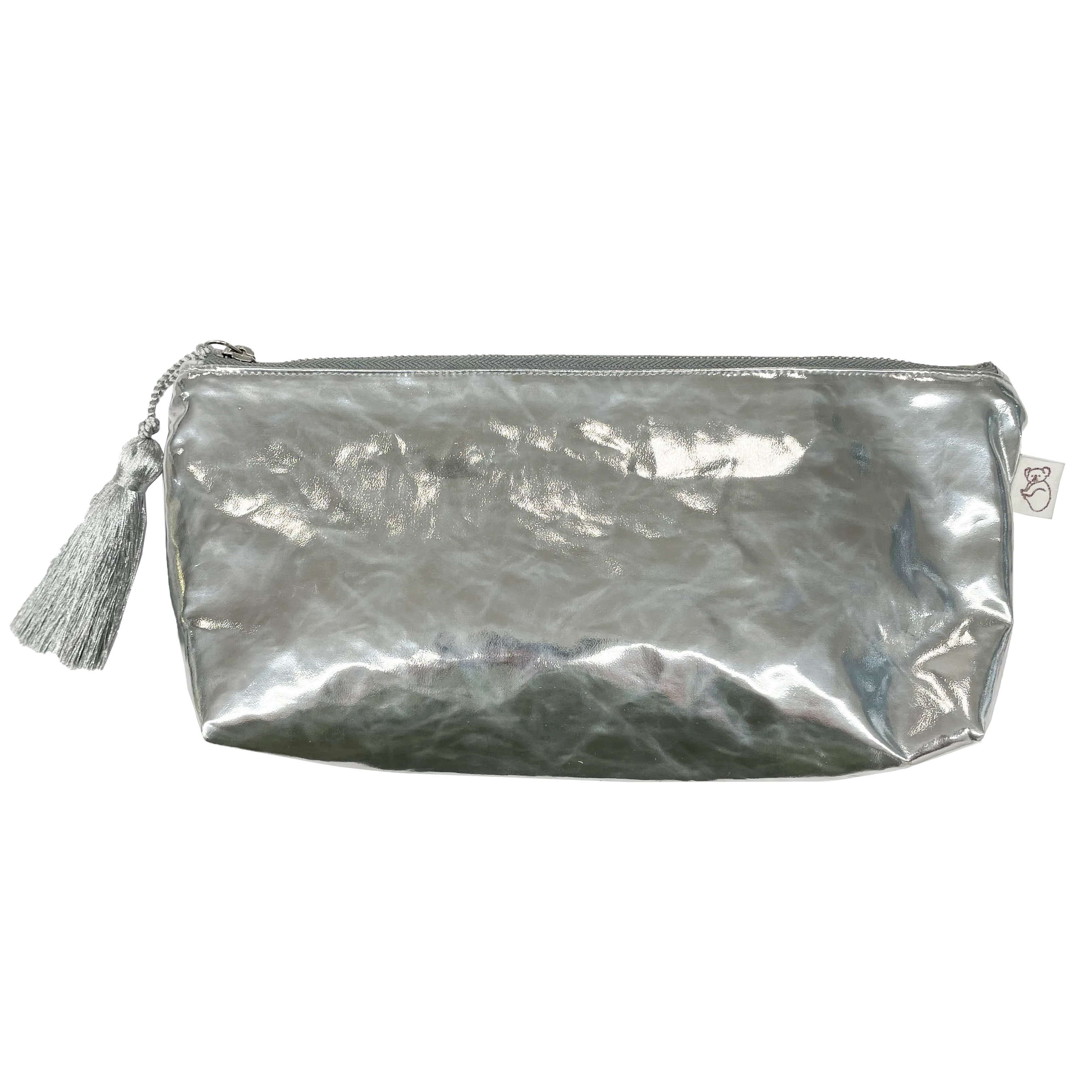 Silver Metallic Hold Me Clutch