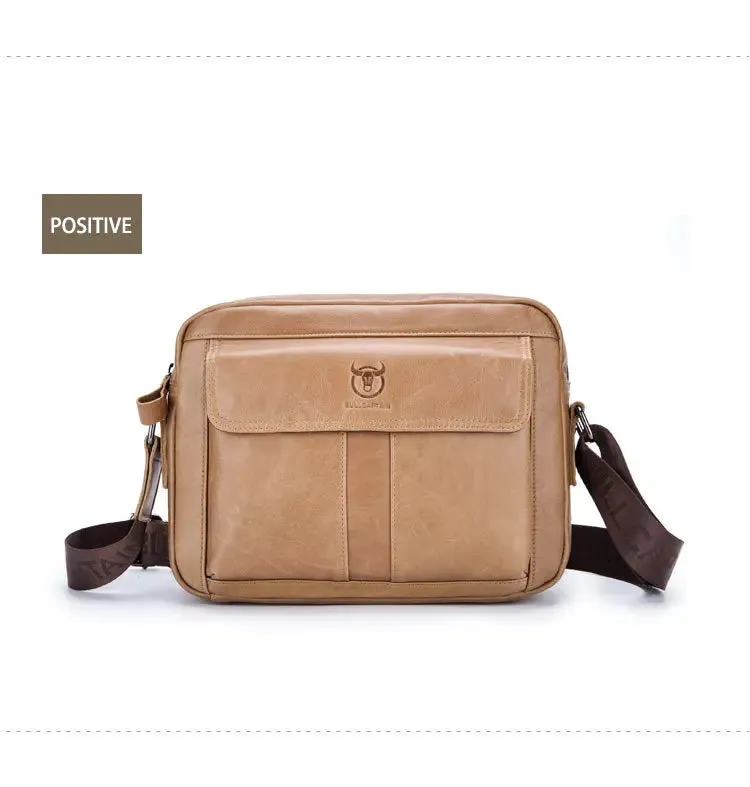 Small male Leather Tote Bag