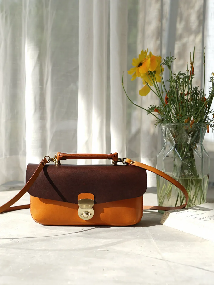 Small Satchels Cross Body Satchel Ladies Leather Satchel
