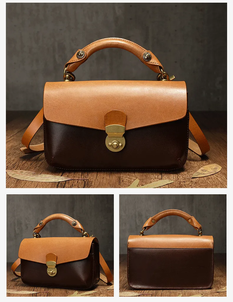Small Satchels Cross Body Satchel Ladies Leather Satchel