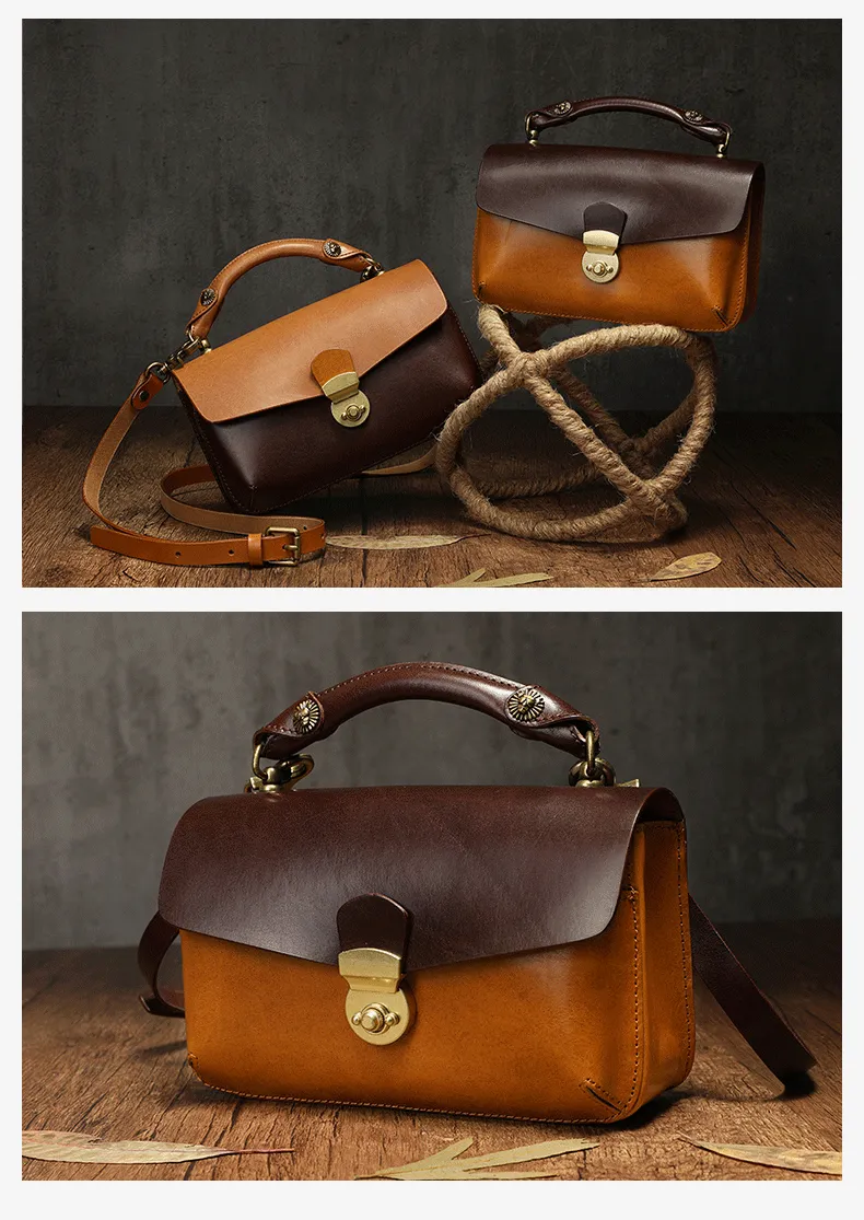 Small Satchels Cross Body Satchel Ladies Leather Satchel