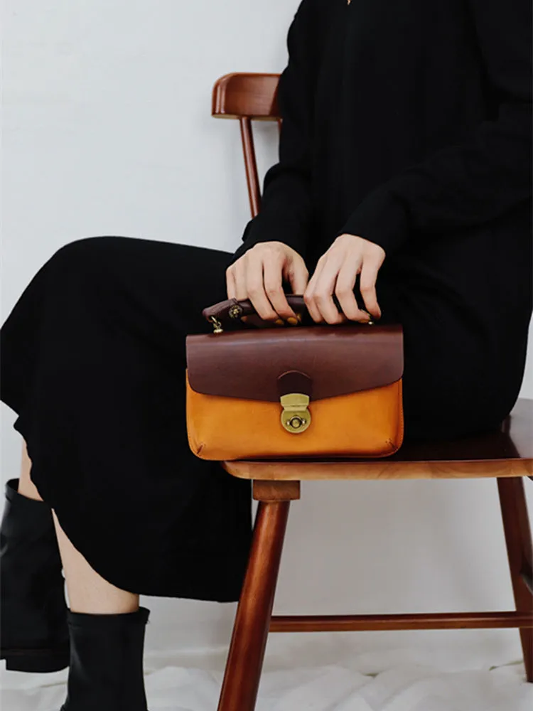Small Satchels Cross Body Satchel Ladies Leather Satchel