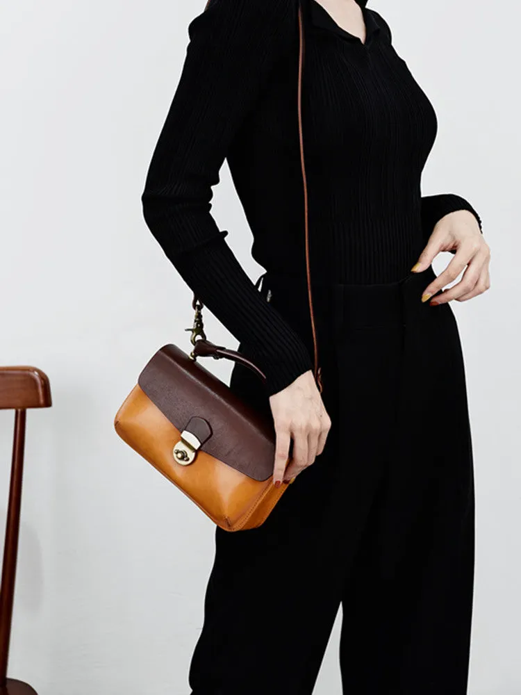 Small Satchels Cross Body Satchel Ladies Leather Satchel