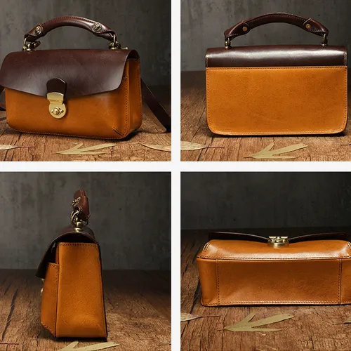 Small Satchels Cross Body Satchel Ladies Leather Satchel