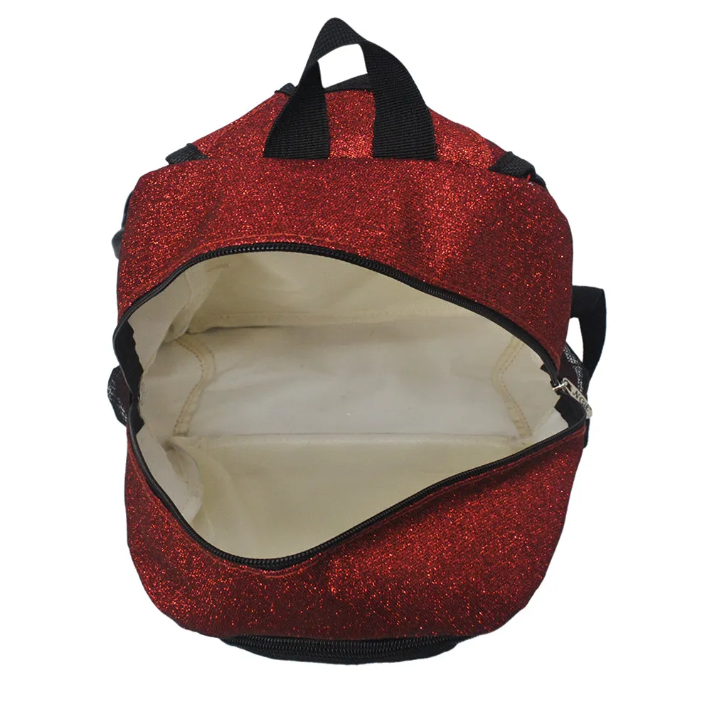 Small Size Red Glitter NGIL Backpacks For Gymnastics and Cheer Competition