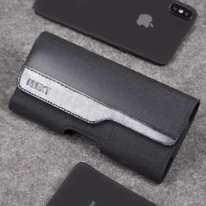 Smartphones Hard Leather Pouch Case