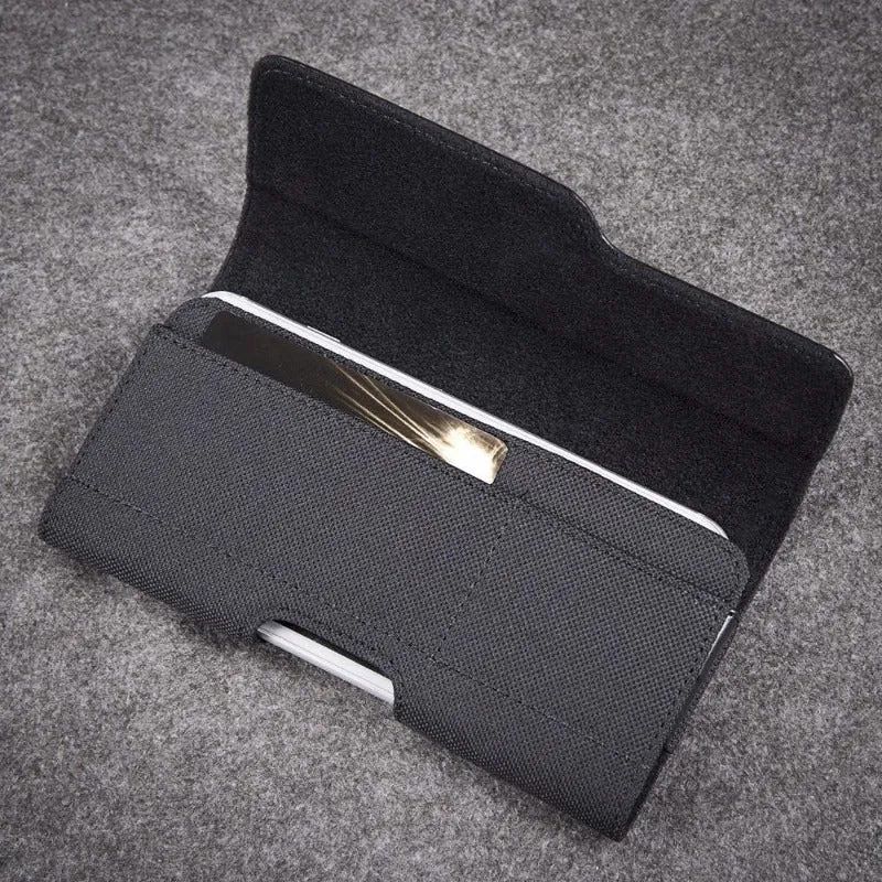 Smartphones Hard Leather Pouch Case
