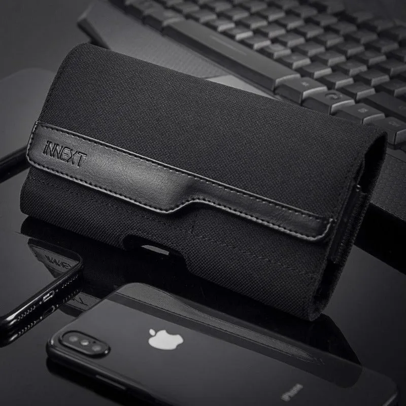 Smartphones Hard Leather Pouch Case