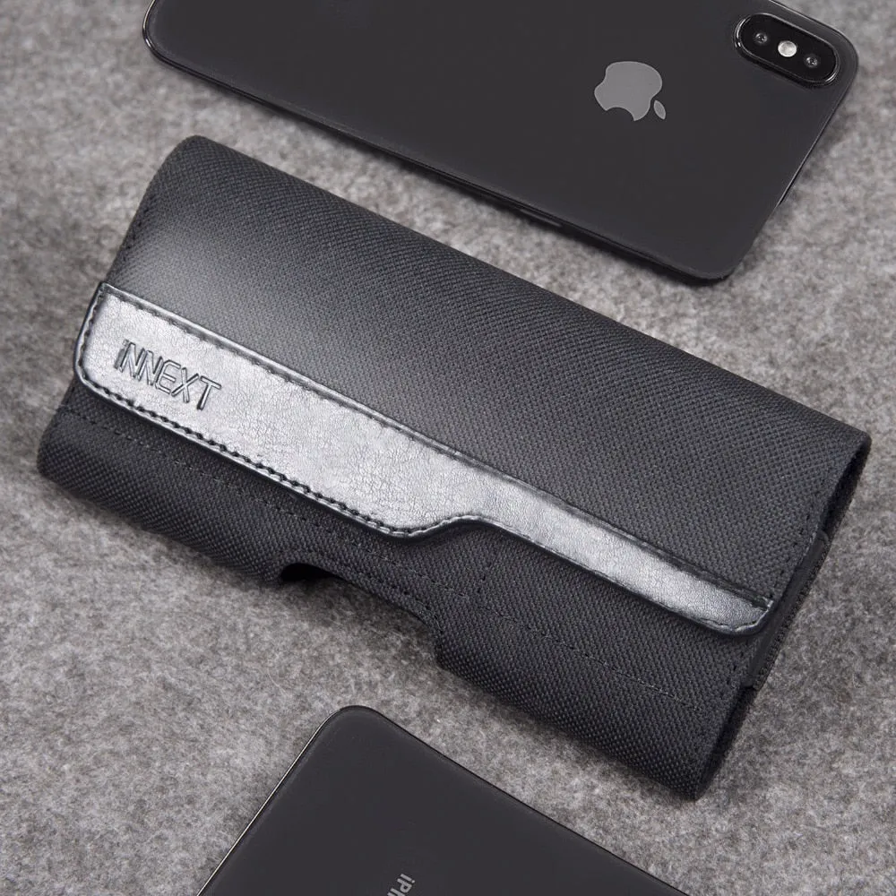 Smartphones Hard Leather Pouch Case